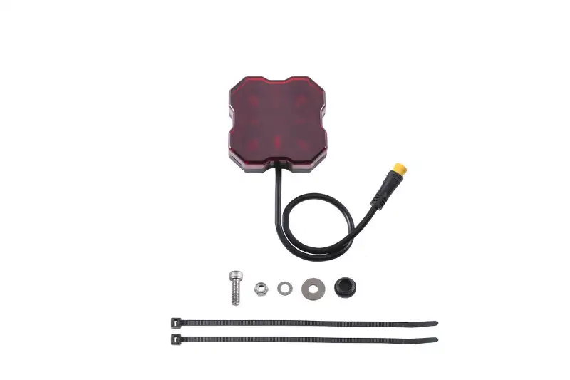 Diode Dynamics Stage Series Single-Color LED Rock Light with Red Color & M8 Connector | DD7437