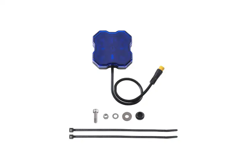 Diode Dynamics Stage Series Single-Color LED Rock Light with Blue Color & M8 Connector | DD7439