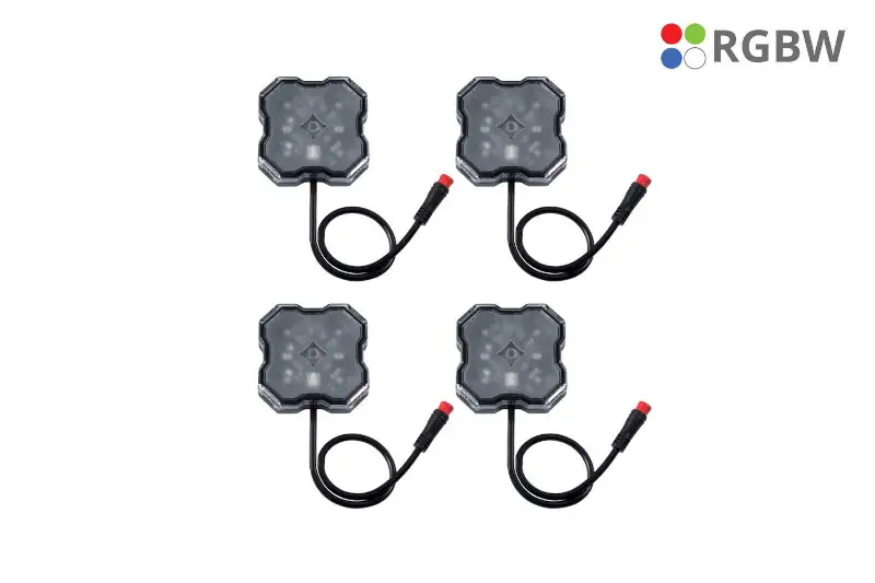 Diode Dynamics Stage Series RGBW LED Rock Lights (4-pack) | DD7447