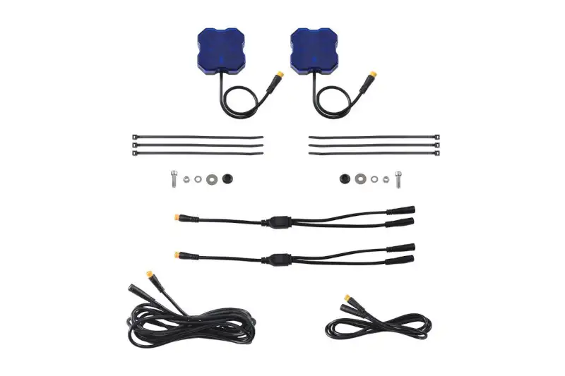 Diode Dynamics Stage Series Single-Color LED Rock Lights with Blue Color (2-pack) | DD7460