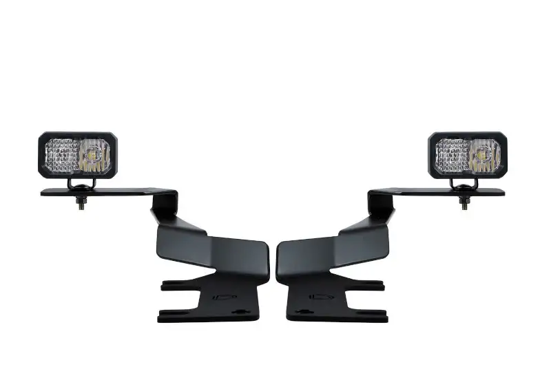 2017-2022 Ford F250/F350/F450/F550 SuperDuty Diode Dynamics Stage Series Ditch Light Kit with C2 Sport LED Pods, White Color, & Combo Beam Pattern | DD7552