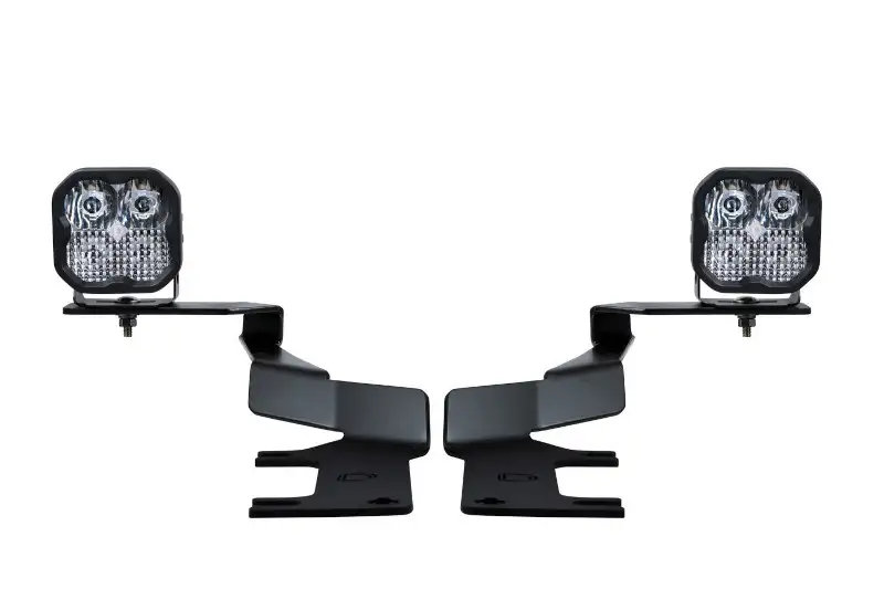 2017-2022 Ford F250/F350/F450/F550 SuperDuty Diode Dynamics Stage Series Ditch Light Kit with SS3 Sport LED Pods, White Color, & Combo Beam Pattern | DD7556