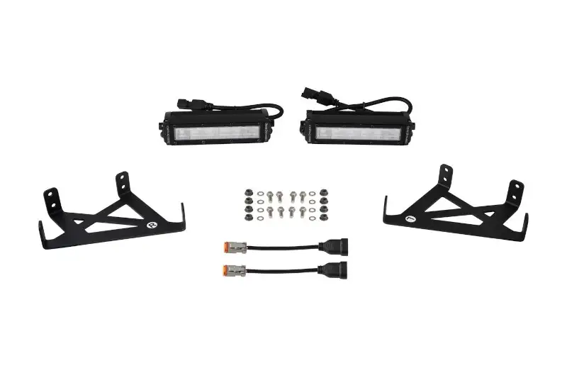 2020-2022 Ford F250/F350/F450/F550 SuperDuty Diode Dynamics SS6 LED Fog Light Kit with White Color & SAE Fog/Wide Beam Pattern | DD7583