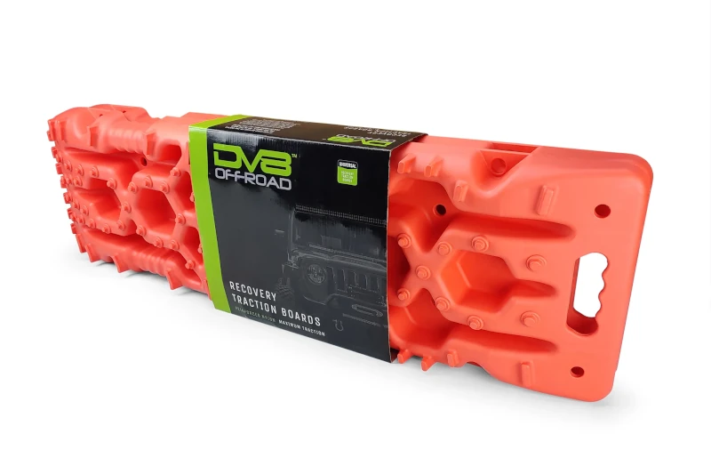 DV8 Off-Road Traction Boards with Carry Bag (Red) | RTB1-01RD