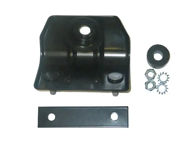 BRACKET-RADIATOR MOUNT TOP-WITH CUSHION &RETAINER-61-62 (#E15021)
