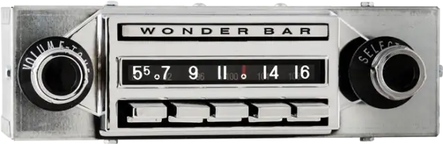 RADIO-AM-FM STEREO-WONDERBAR-58 (#E15091)