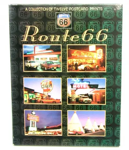 POSTCARD SET-ROUTE 66-12 CARDS (#E4523)