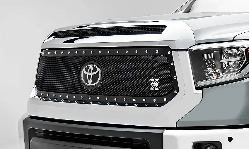T-Rex Grilles 6719661 X-Metal Grille, Black, Mild Steel, 1 Pc, Replacement