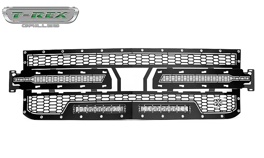 T-Rex Grilles 7311261 Laser Torch Grille, Black, Mild Steel, 1 Pc, Replacement