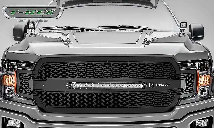 T-Rex Grilles Z315711 ZROADZ Grille, Black, Mild Steel, 1 Pc, Replacement