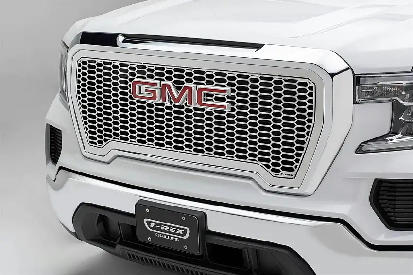 T-Rex Grilles 7712280 Laser X Grille, Polished, Stainless Steel, 1 Pc, Insert