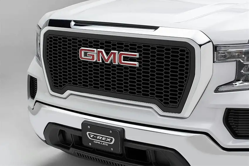 T-Rex Grilles 7712281 Laser X Grille, Black, Mild Steel, 1 Pc, Insert