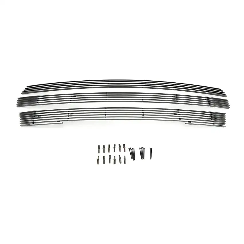T-Rex Grilles 21173 Billet Grille, Polished, Aluminum, 3 Pc, Overlay