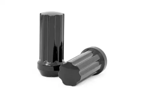Rough Country 9/16x18 Wheel Installation Kit w/ Lug Nuts and Socket Key - Black ATD0420LBK32