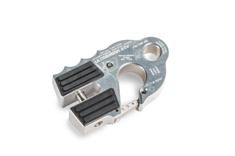 Factor 55 UltraHook XTV Winch Hook with Shackle Mount (Silver) | 00275-05