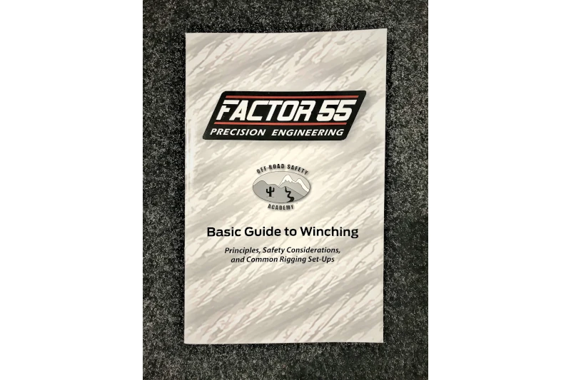 Factor 55 Baisc Guide to Winching Manual | 10000