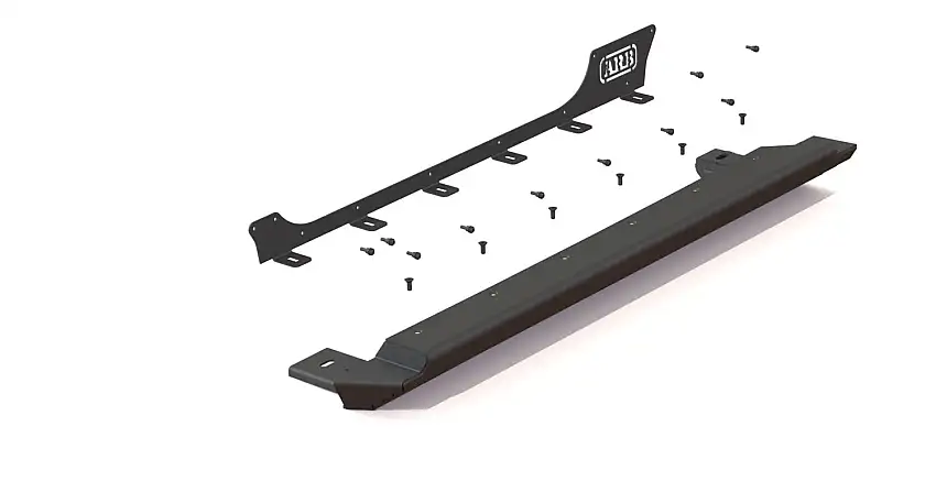 ARB, USA 4411030 Deluxe Side Rail And Step