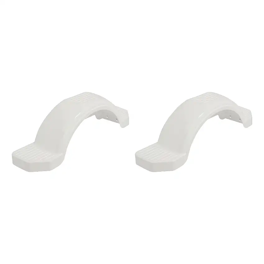 Fulton (2-Pack) Trailer Fender, 14 Inch Tire Size, White