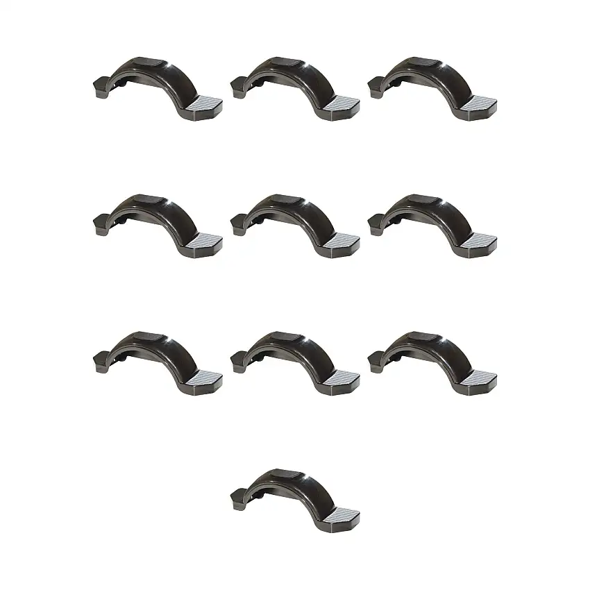 Fulton (10-Pack) Trailer Fender, 14 Inch Tire Size, Black