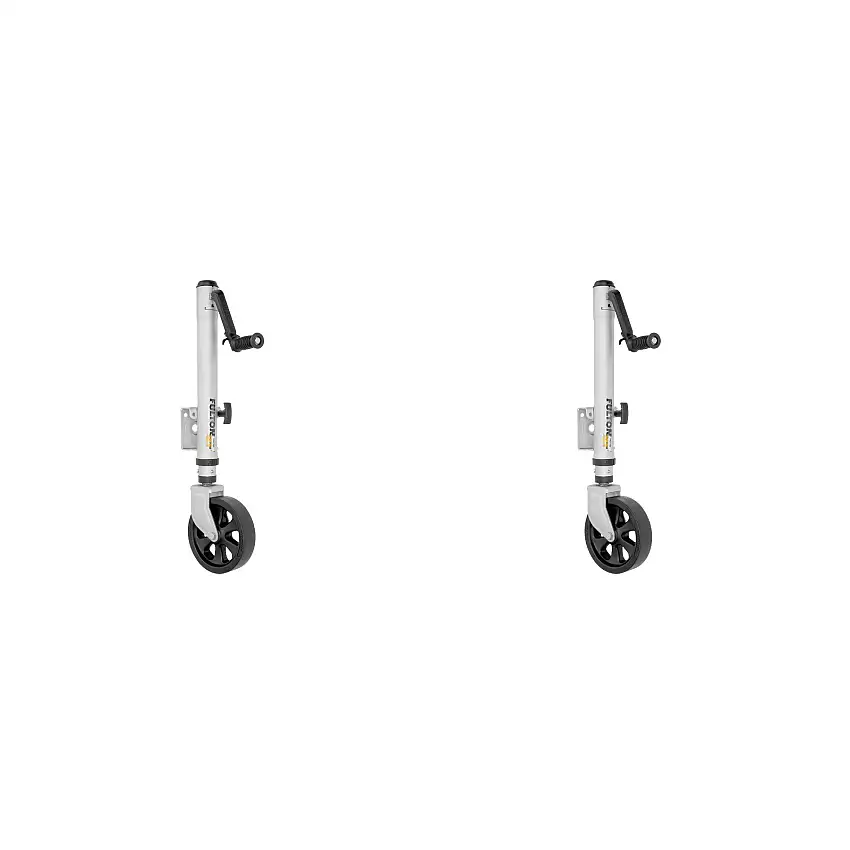 Fulton (2-Pack) XLT® Marine Trailer Jack, 1,500 lbs. Lift Capacity, Sidewind, Weld-On Side Mount, 12 Inch Travel