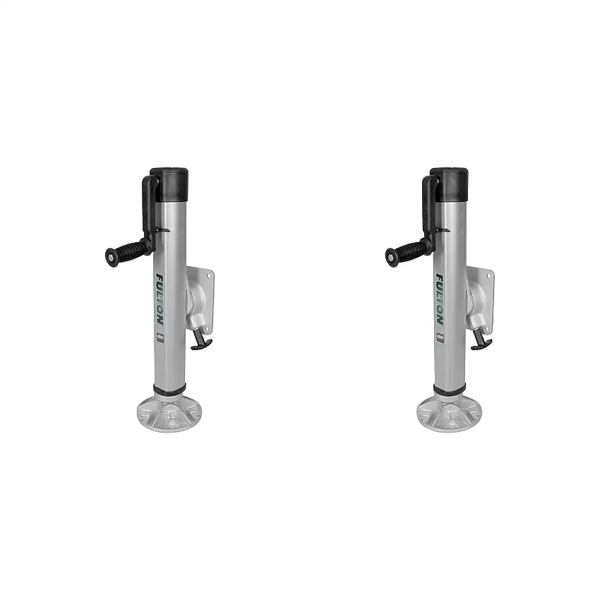 Fulton (2-Pack) F2® Marine Trailer Jack, 2,000 lbs. Lift Capacity, Sidewind, Bolt-On Side Mount, 10 Inch Travel