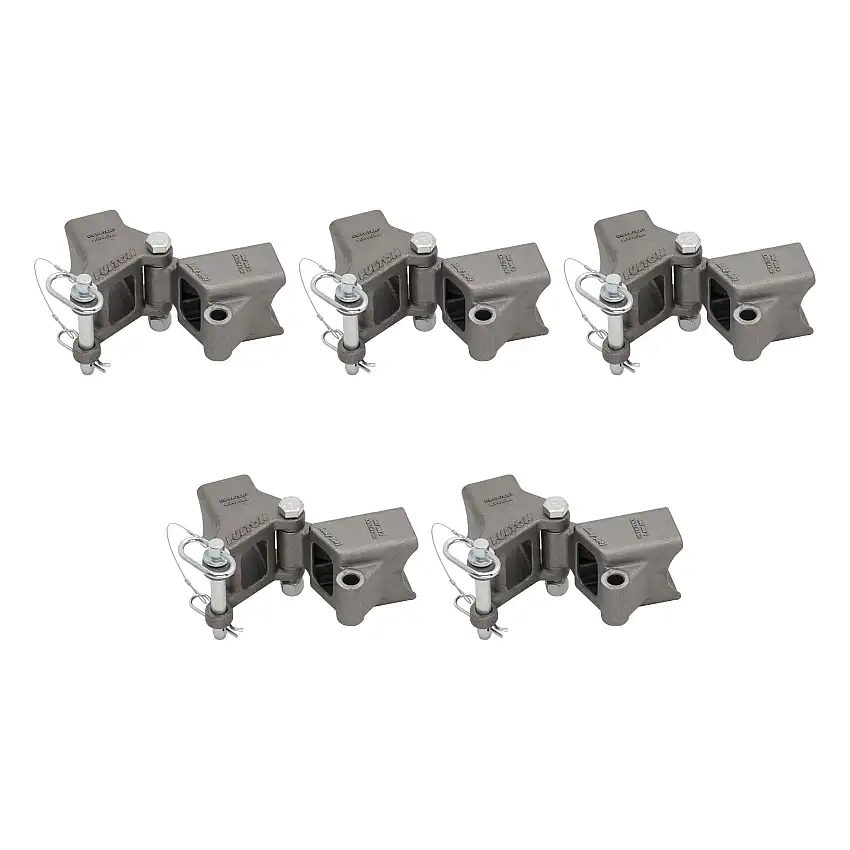 Fulton (5-Pack) Fold-Away Hinge Kit, Weld On, 5,000 lbs. Capacity, 2 Inch x 3 Inch