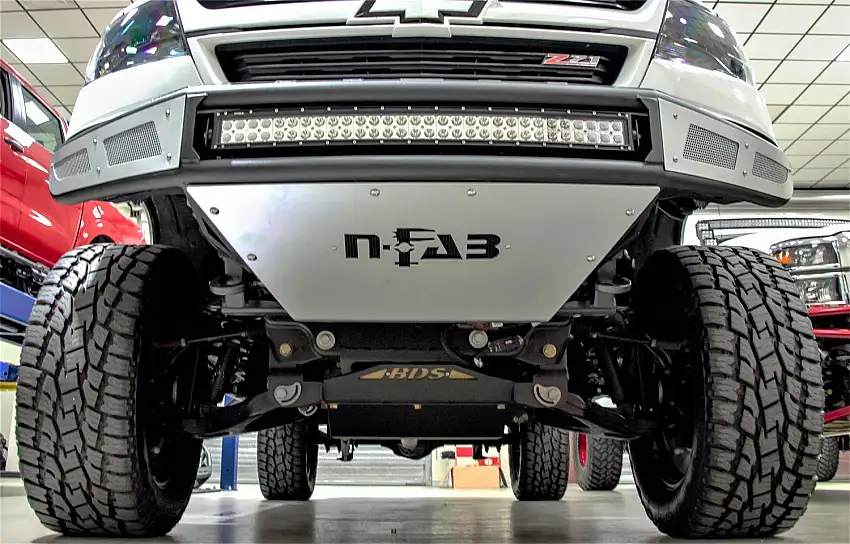 N-FAB G151MRDS-TX M-RDS PreRunner Front Bumper (1 Pc) w/ Skid Plate - 15-22 Colorado - TX Blk