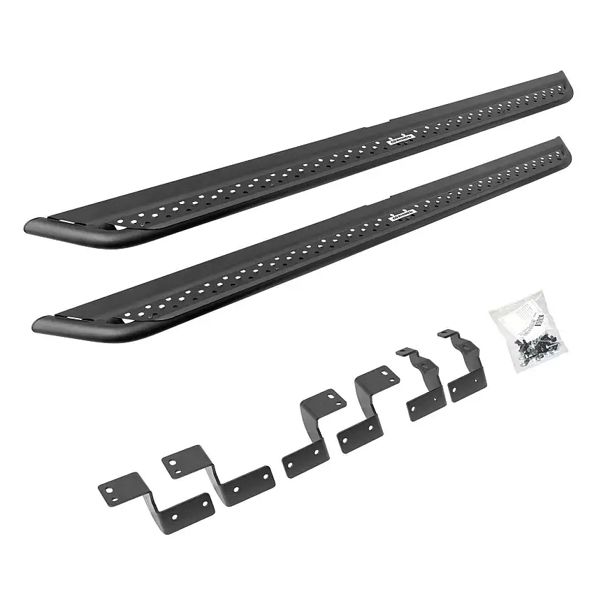 Go Rhino DSS4427T Dominator Xtreme DSS Side Steps with Rocker Panel Mounting Bracket Kit