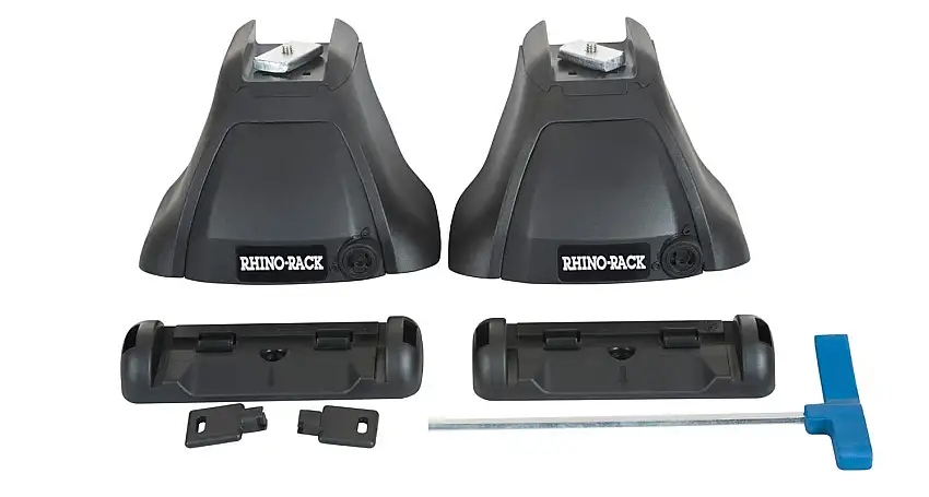 Rhino-Rack JA4038 Heavy Duty 2500 Black 1 Bar Roof Rack (Front)