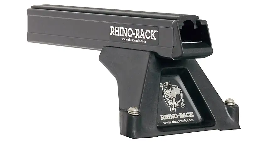 Rhino-Rack JA0968 Heavy Duty RLTF Black 2 Bar Roof Rack