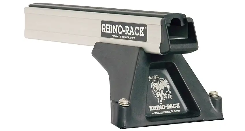 Rhino-Rack JA0998 Heavy Duty RLTF Silver 2 Bar Roof Rack