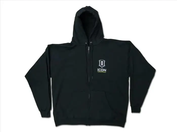 ICON Standard-Logo Hoodie – Black, XXL at Sexton Offroad in Salt Lake City & Park City, Utah