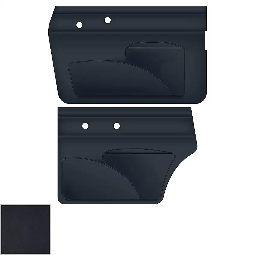 DOOR PANELS, Dark Blue, Jaguar MK II
