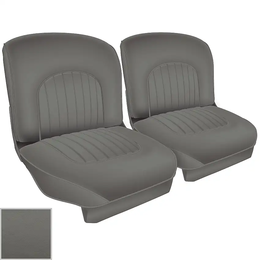 FRONT SEAT COVERS, Light Gray, Jaguar MK II