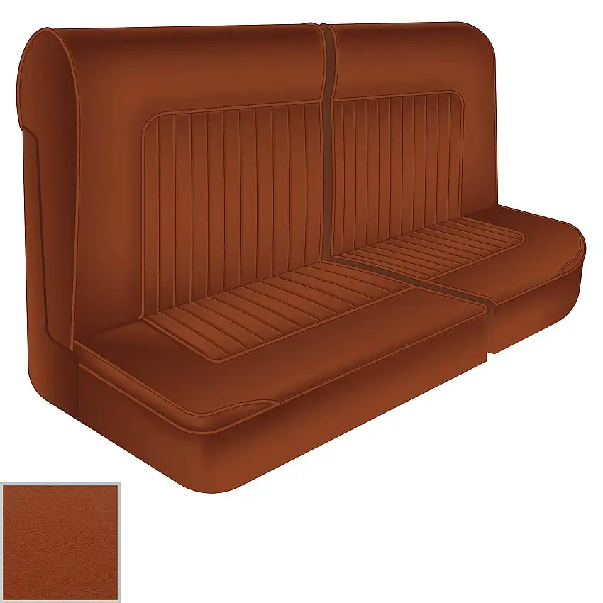 FRONT SEAT COVERS, Tan, Jaguar MK I, Bench Front Seat