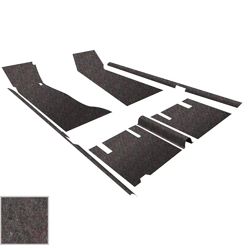 UNDERFELT SET, Carpets, Jaguar MK II, Manual Transmission