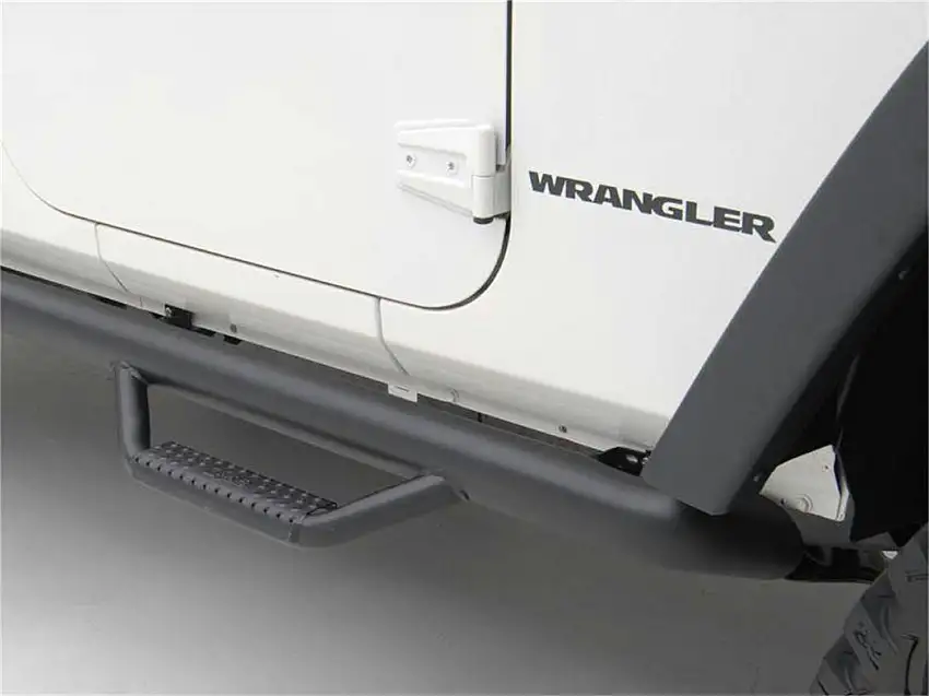 N-FAB J0746 Nerf Step - W2W (1 Stp) - 07-18 Wrangler JK 2Dr - TX Blk