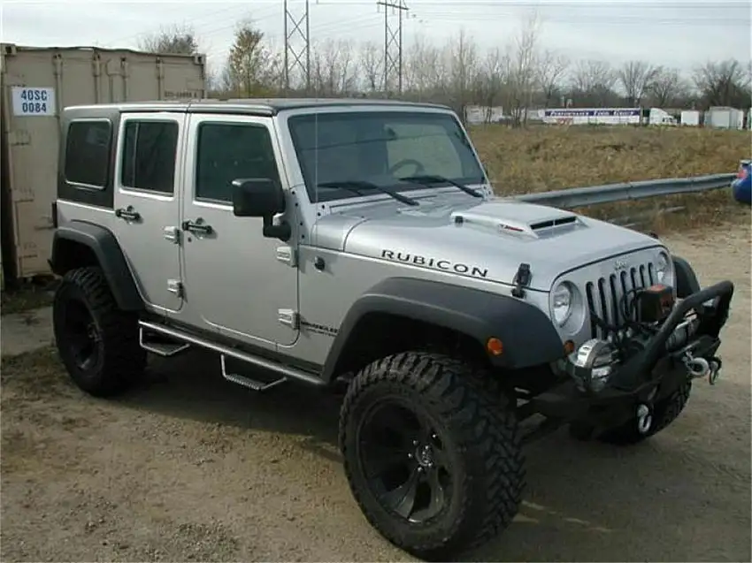 N-FAB J0764 Nerf Step - W2W (2 Stps) - 07-18 Wrangler JK 4Dr - TX Blk