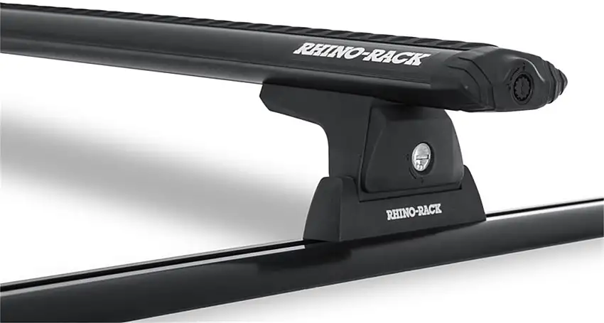Rhino-Rack JA6189 Vortex RLT600 Trackmount Black 2 Bar Roof Rack