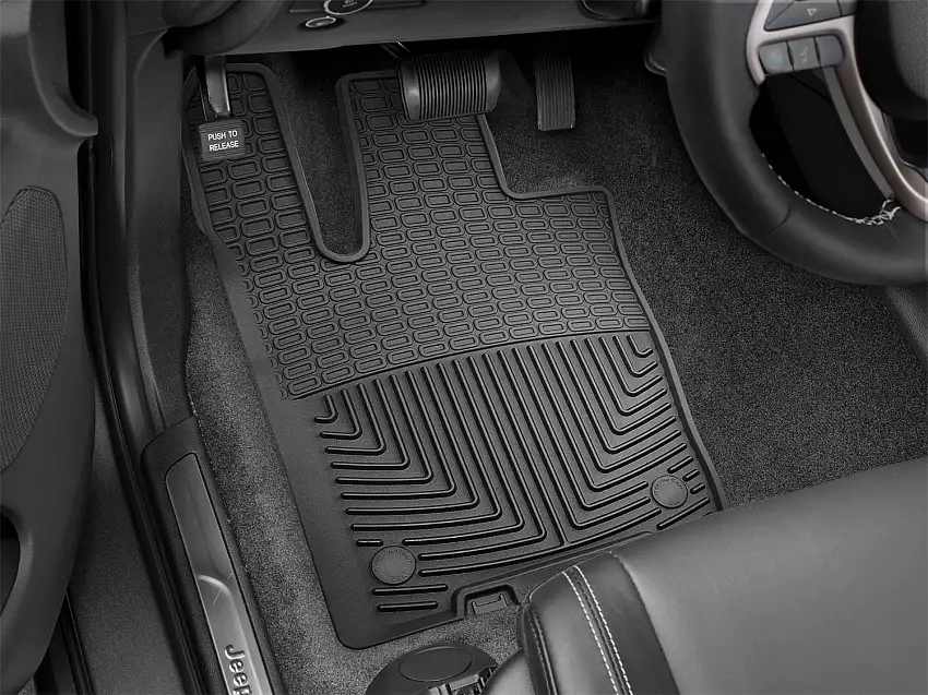 WeatherTech All Weather Floor Mats; Black; Front W399