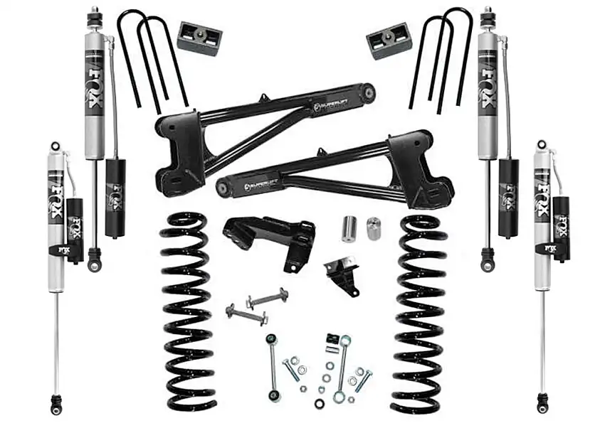 Superlift K987FX Lift Kit, 4in Fox 2.0 Res