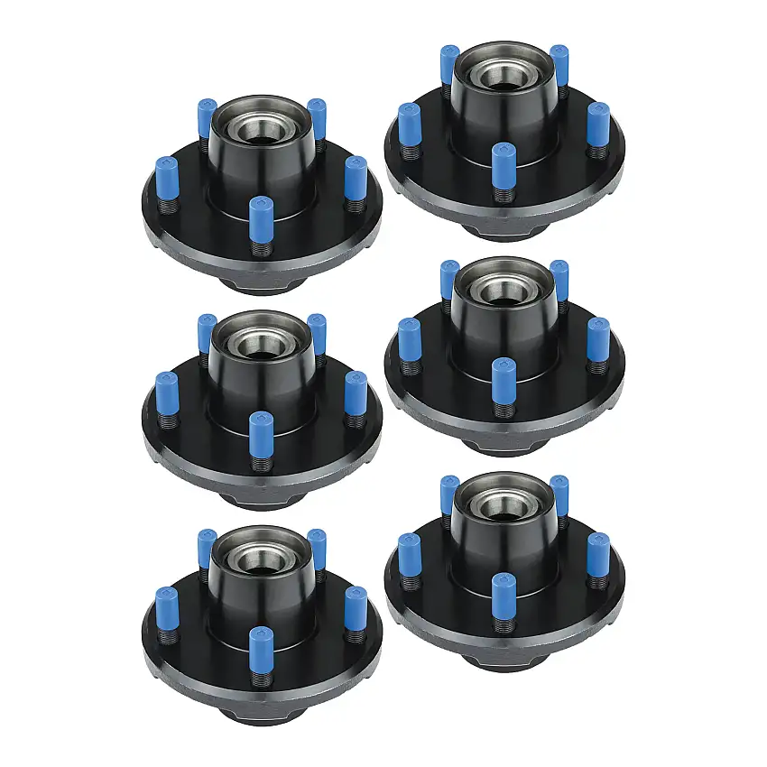 Lippert (6-Pack) 3500 lbs Idler Hub Assembly, 5 on 4.5"; 3,500 (Fully Assembled) - Heavy-Duty Trailer Component