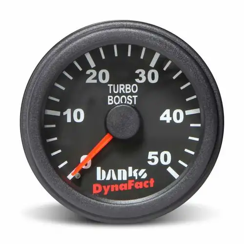 1994-2003 FORD 7.3L POWERSTROKE | 01-05 GM 6.6L DURAMAX BANKS POWER DYNAFACT BOOST GAUGE 64052