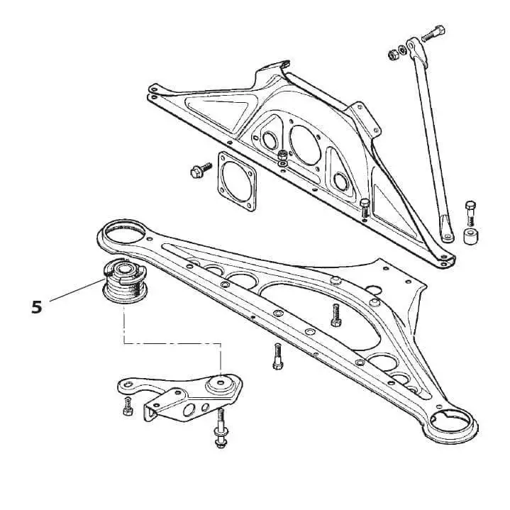 Mount, Rear Subframe (2 Req)