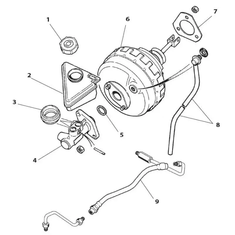 Flexible Hose Traction Control System, all SI XK8/XKR