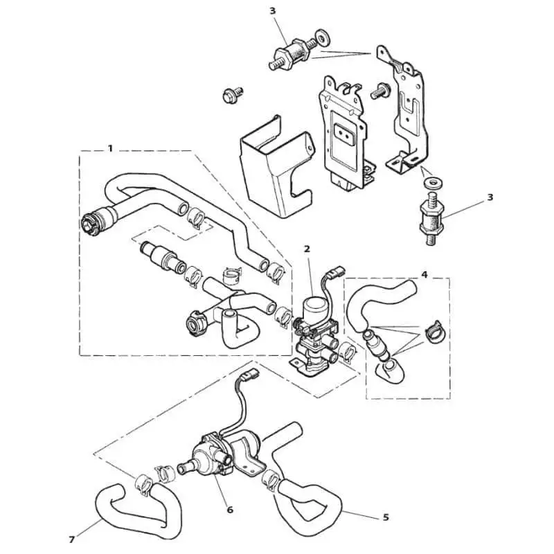 Heater Hose, Multi-Branch Off Valve