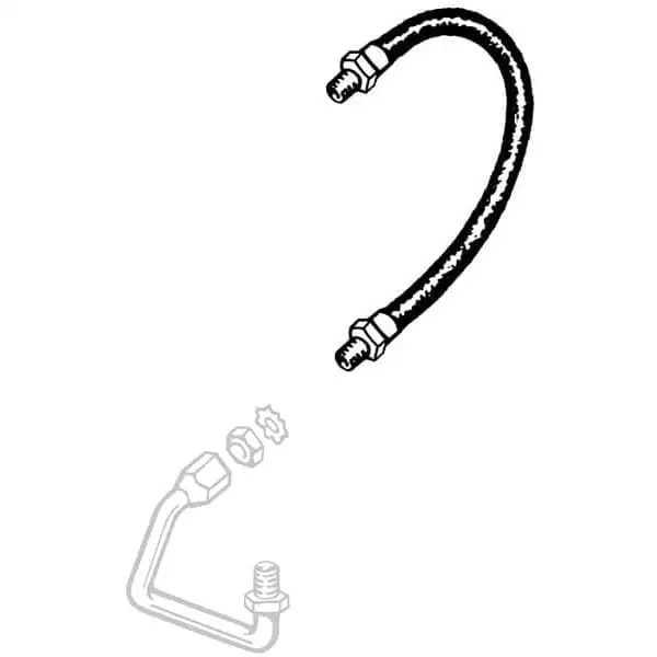 Brake Hose Front, XK8 From Vin 037348