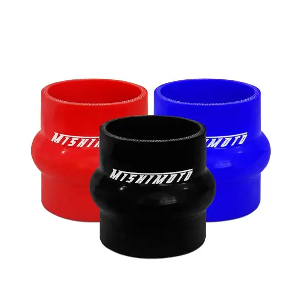 Mishimoto MMCP-2.5HPBK Hump Hose Coupler, Black, Silicone, 2.50in