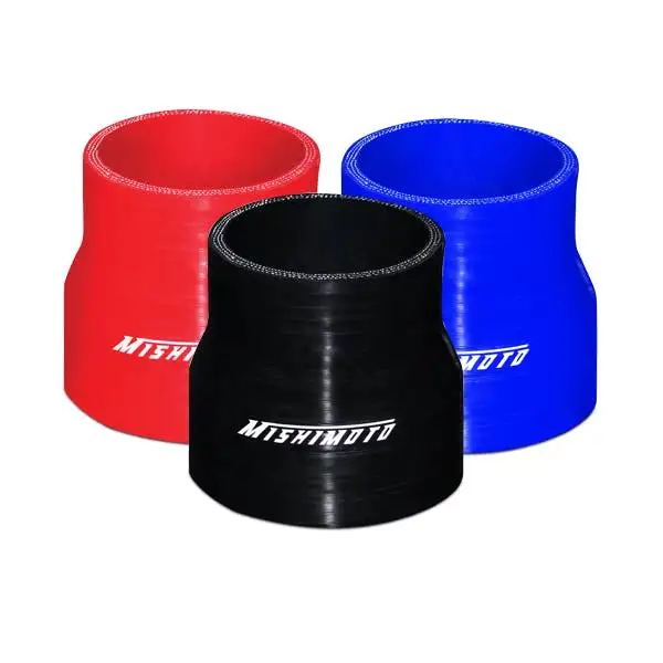 Mishimoto MMCP-2530BK Straight Transition Coupler, Black, Silicone, 2.50in to 3.00in