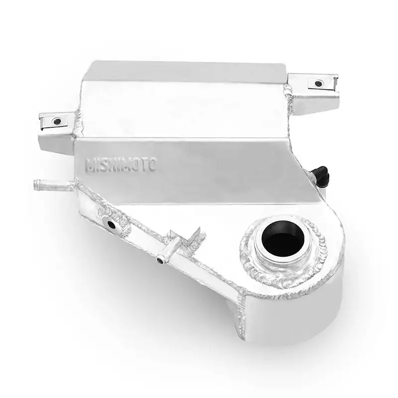Mishimoto MMRT-F2D-03P Aluminum Degas Bottle, Polished, fits Ford 6.0L Powerstroke 2003-2007